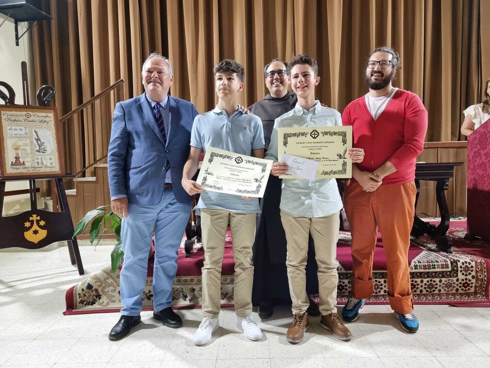 Las fotos de la entrega de premios del certamen científico Carlos López en San Fernando