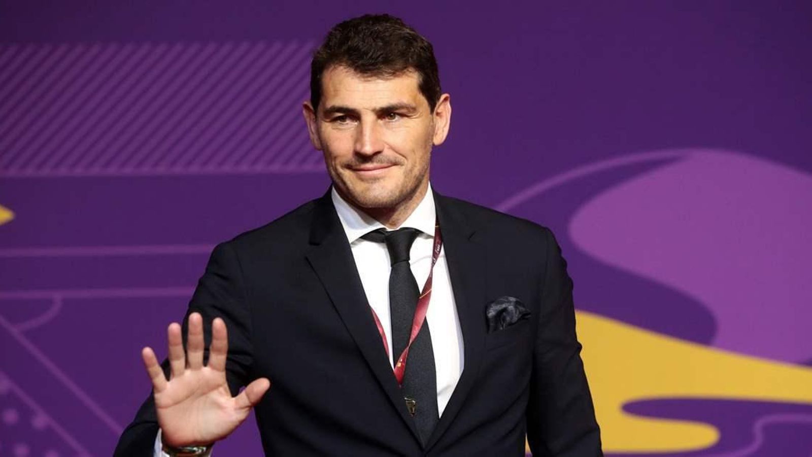 Iker Casillas en una entrega de premios