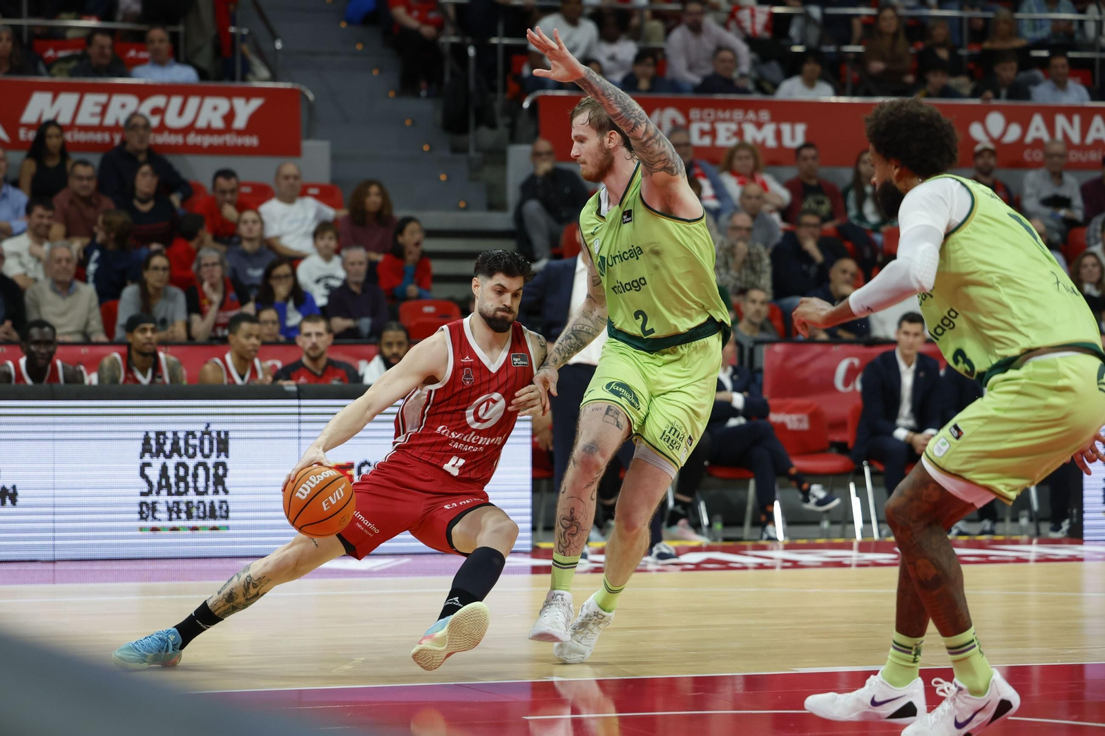 Casademont Zaragoza-Unicaja, en fotos