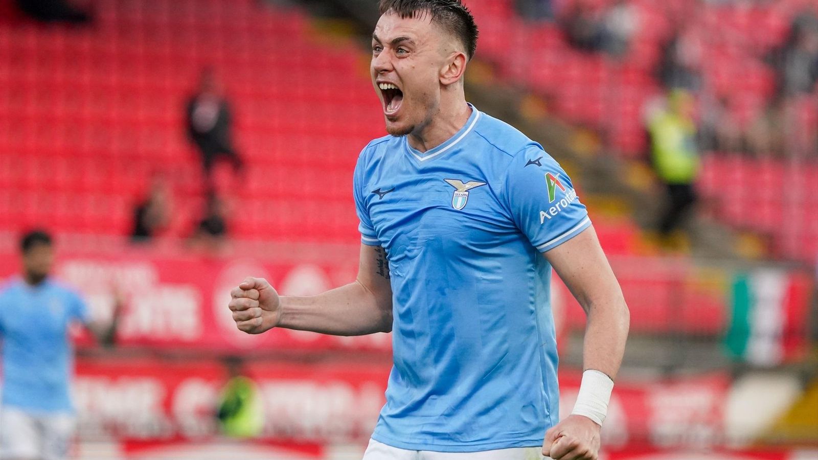 Patric durante un partido con la Lazio esta temporada