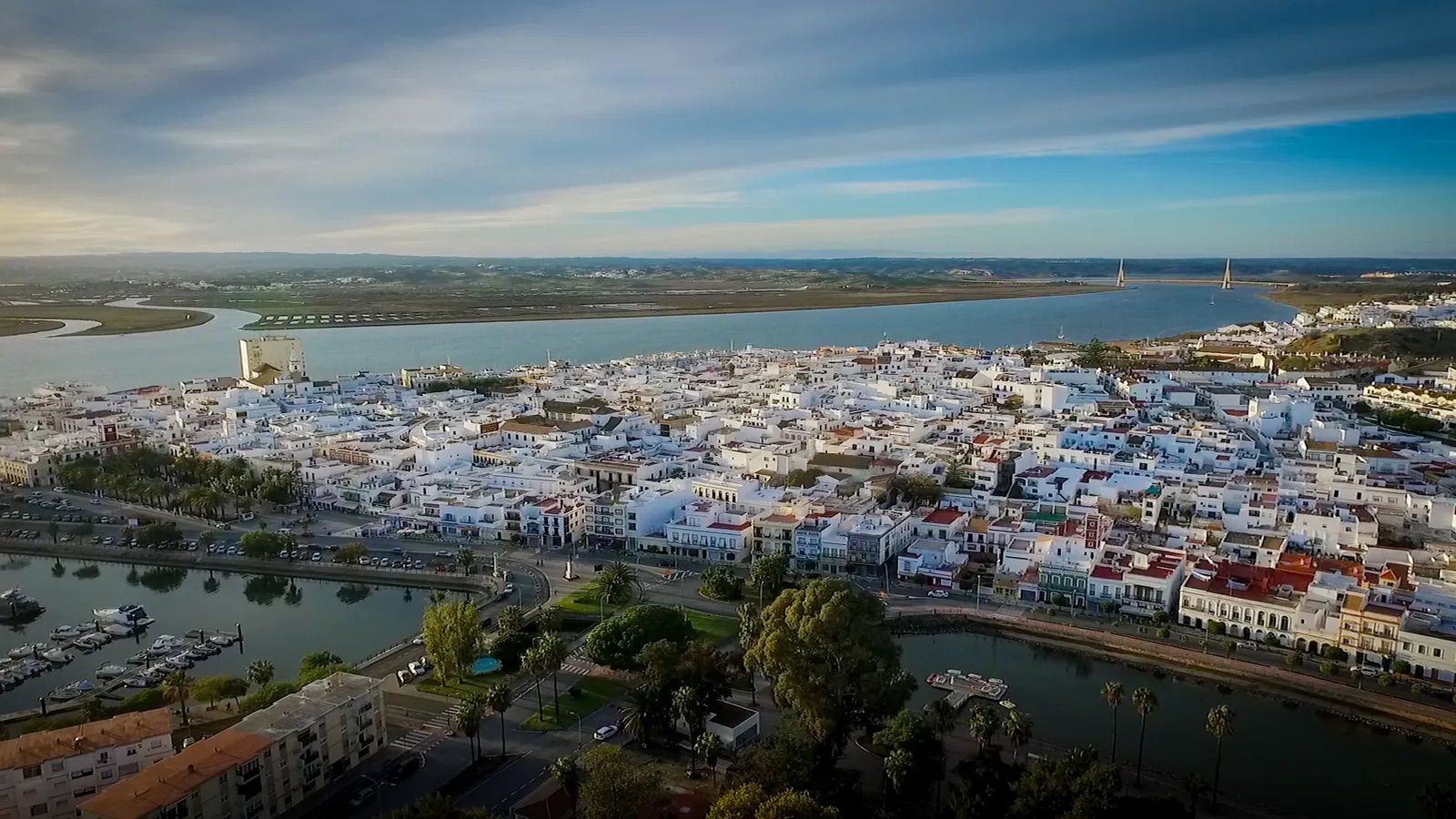 Ayamonte desde el aire