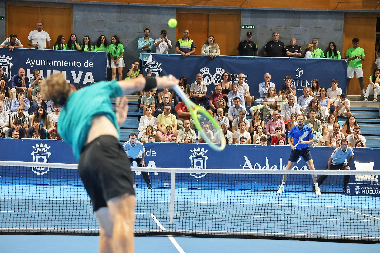 Imágenes de la final masculina de la Copa del Rey de tenis entre Daniil Medvedev y Alejandro Davidovich