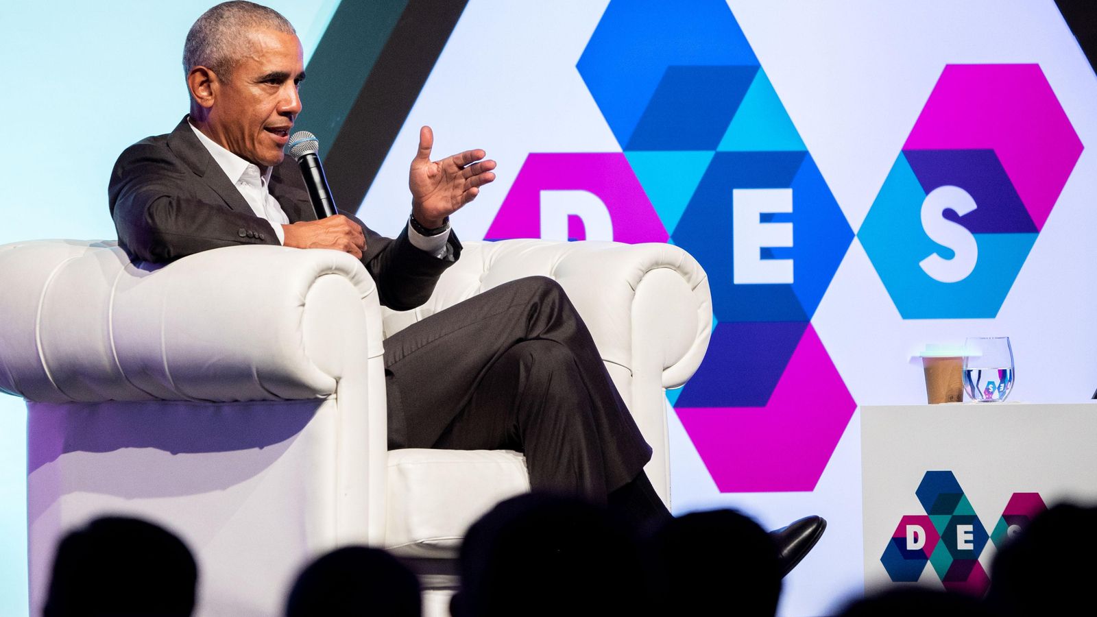 Obama en su intervención en Málaga.