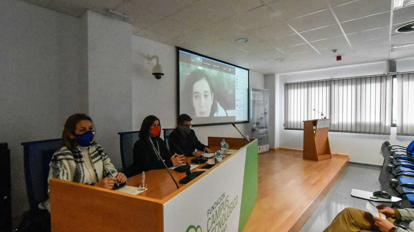 El acto de la entrega de premios.