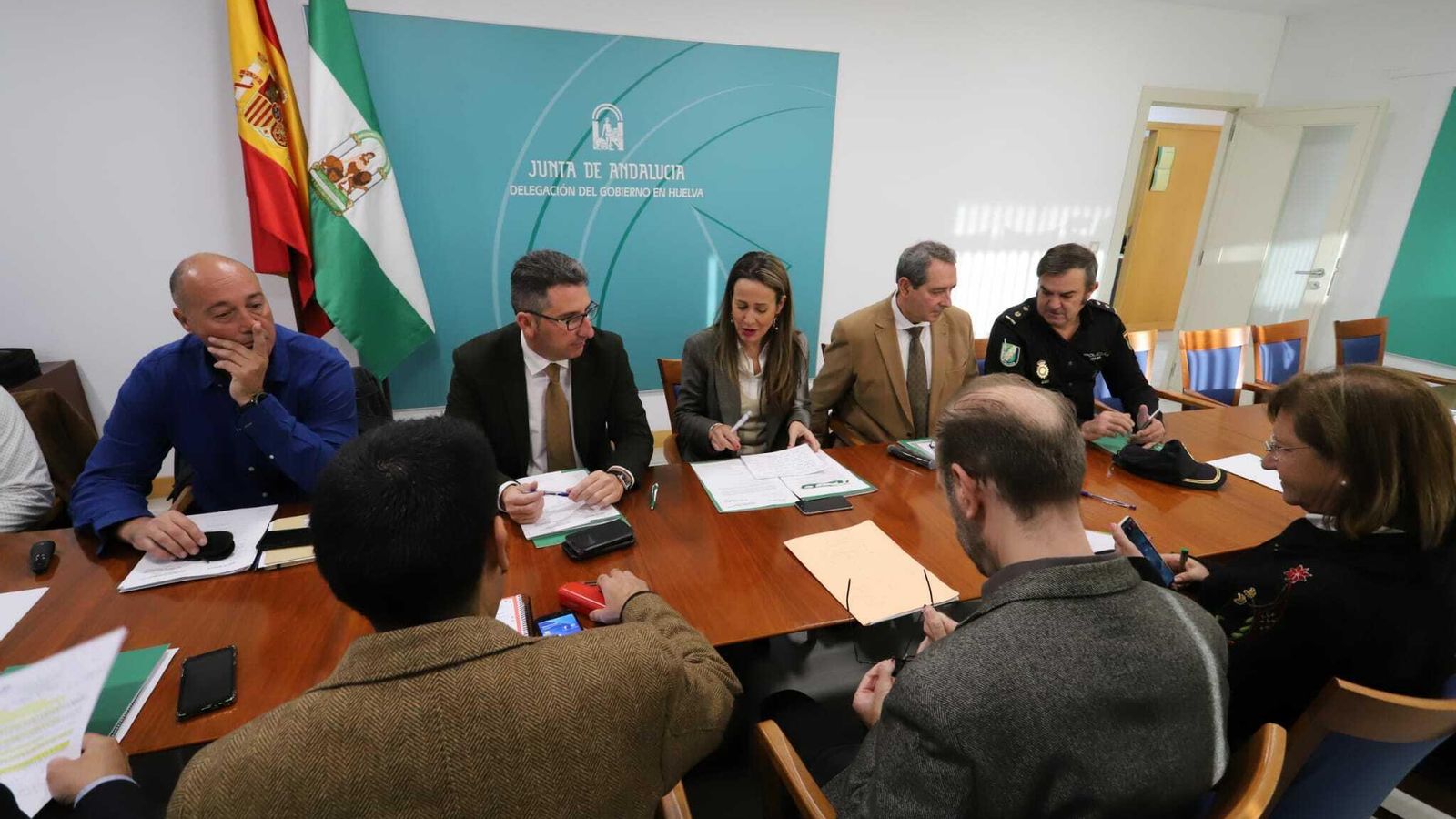 Reunión del Comité Asesor del Plan Infoca en Huelva. Reunión del Comité Asesor del Plan Infoca en Huelva.