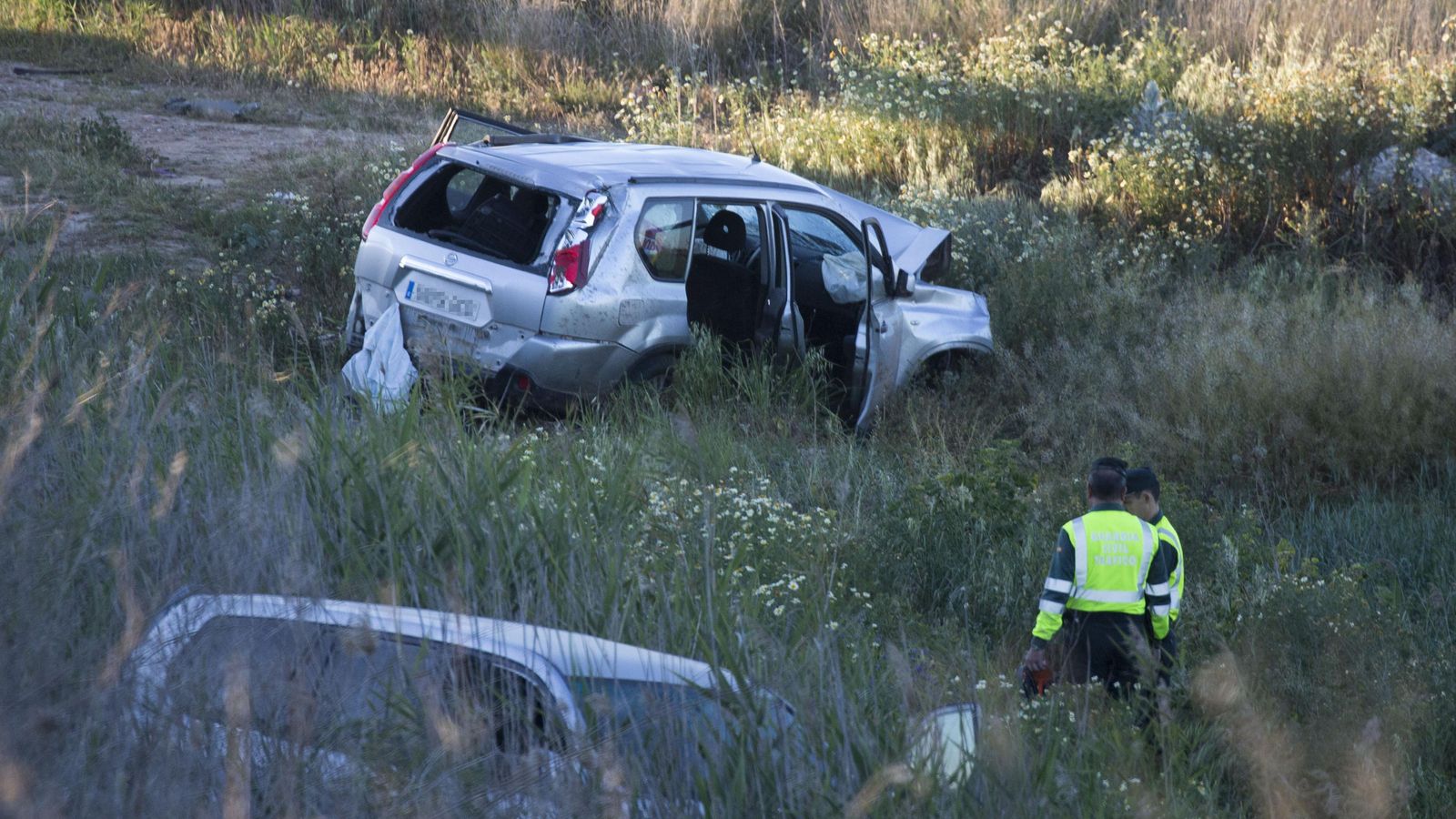 El coche de los narcotraficantes.