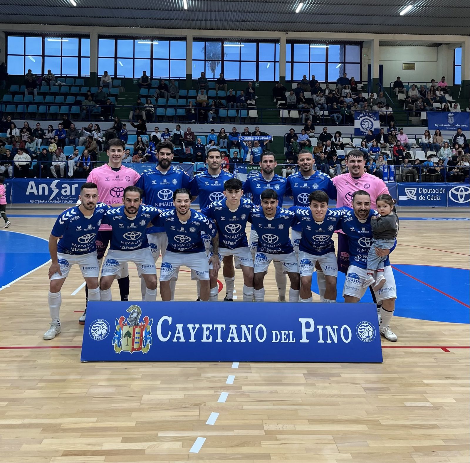 Formación del Xerez Toyota.