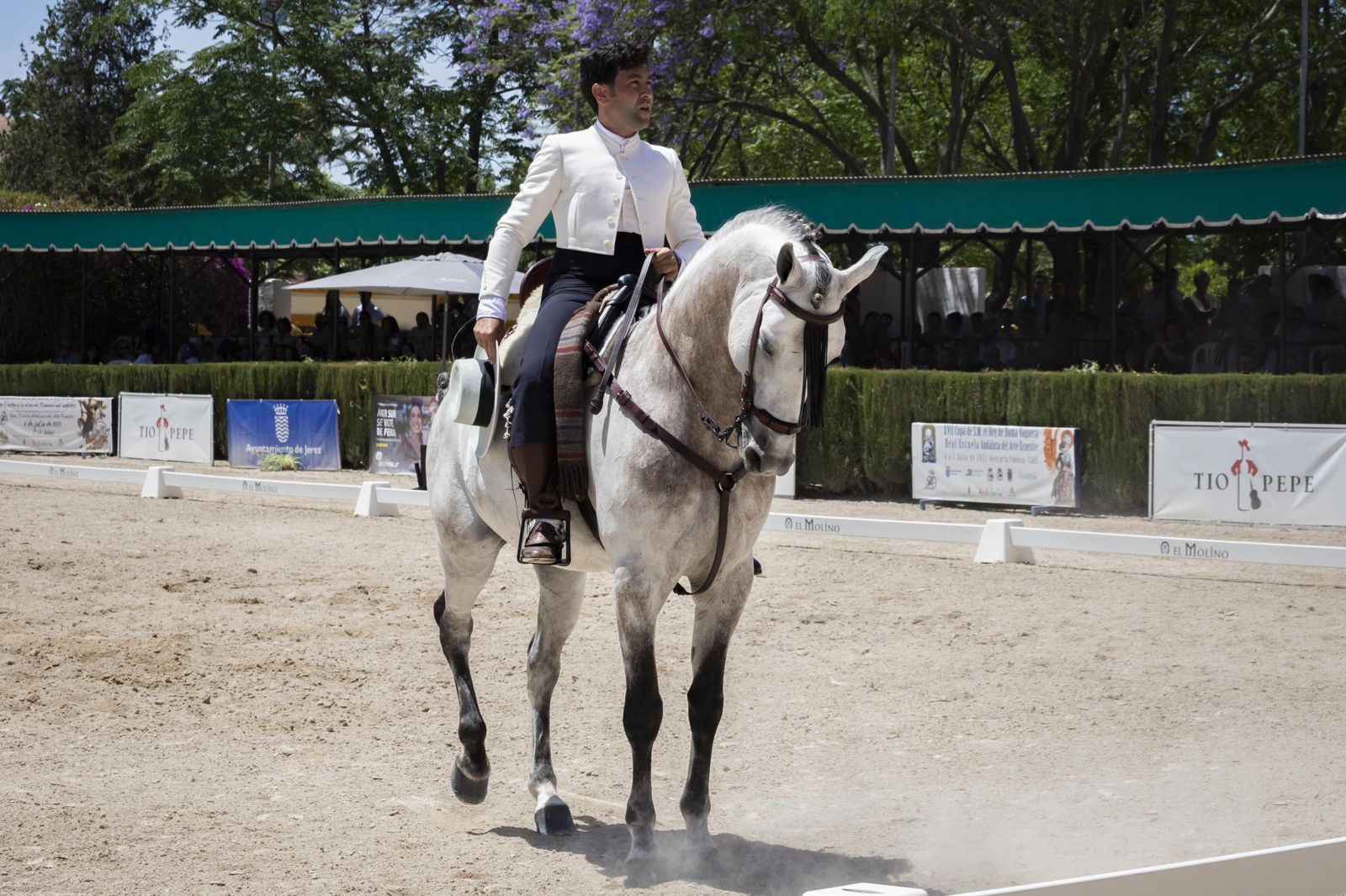 Final del concurso de Doma Vaquera 2023 en el Depósito de Sementales