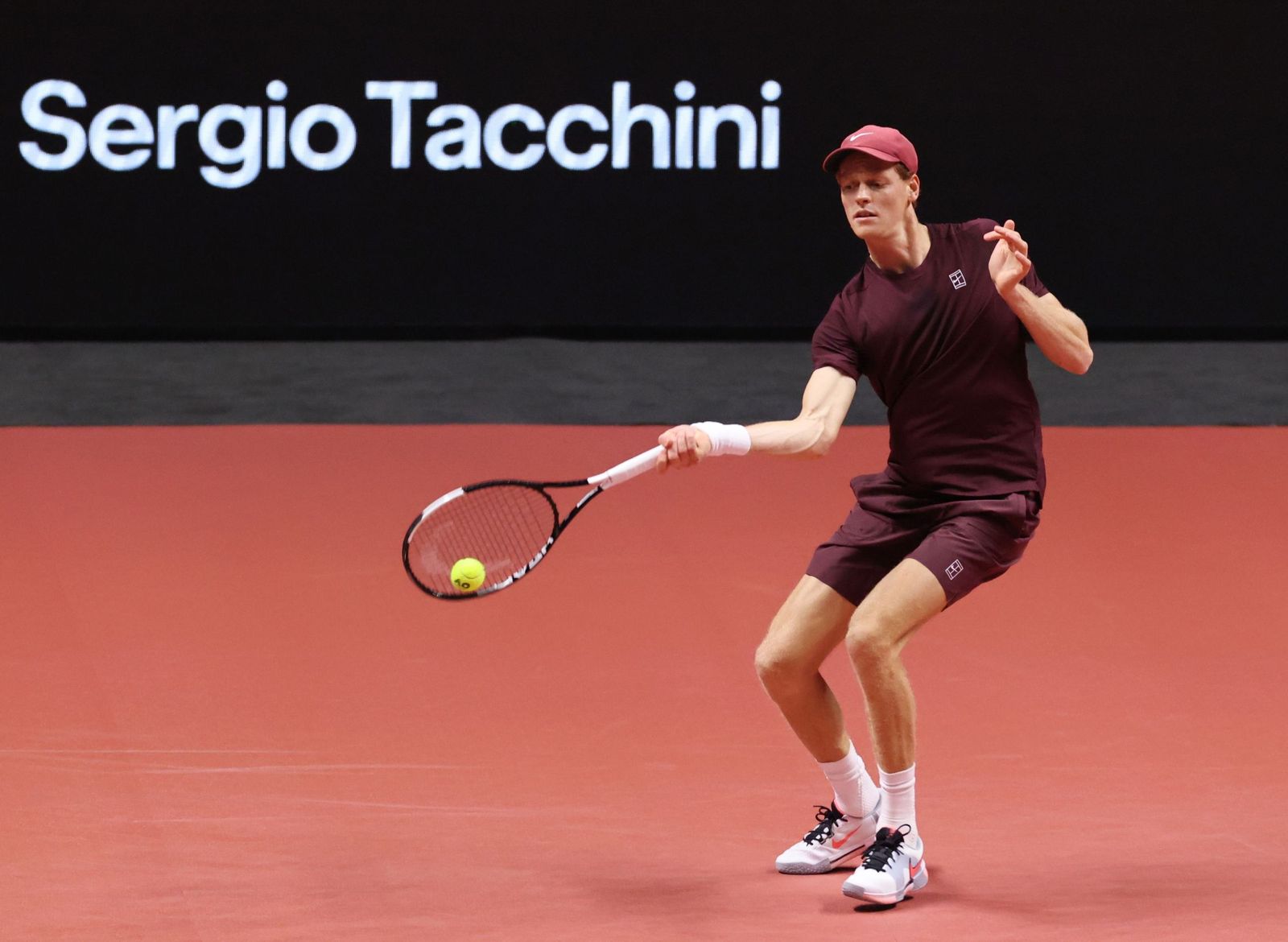 Las fotos de la exhibición entre Alcaraz y Sinner