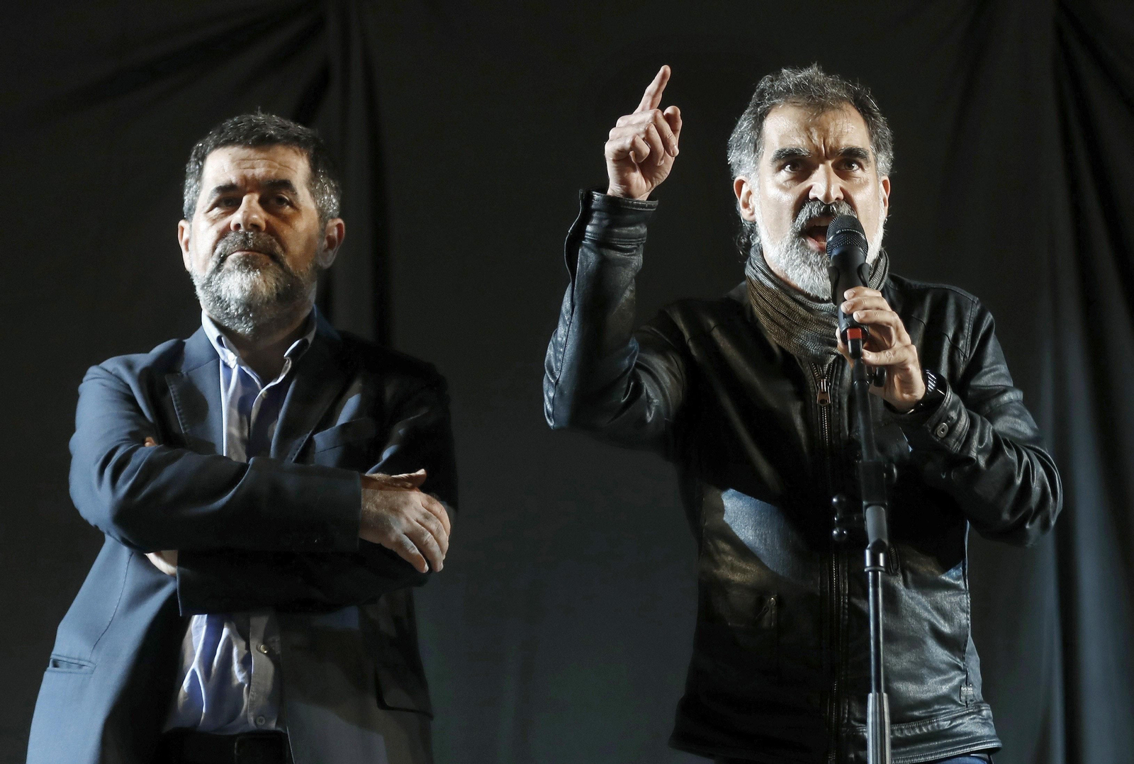 Jordi Sànchez y Jordi Cuixart