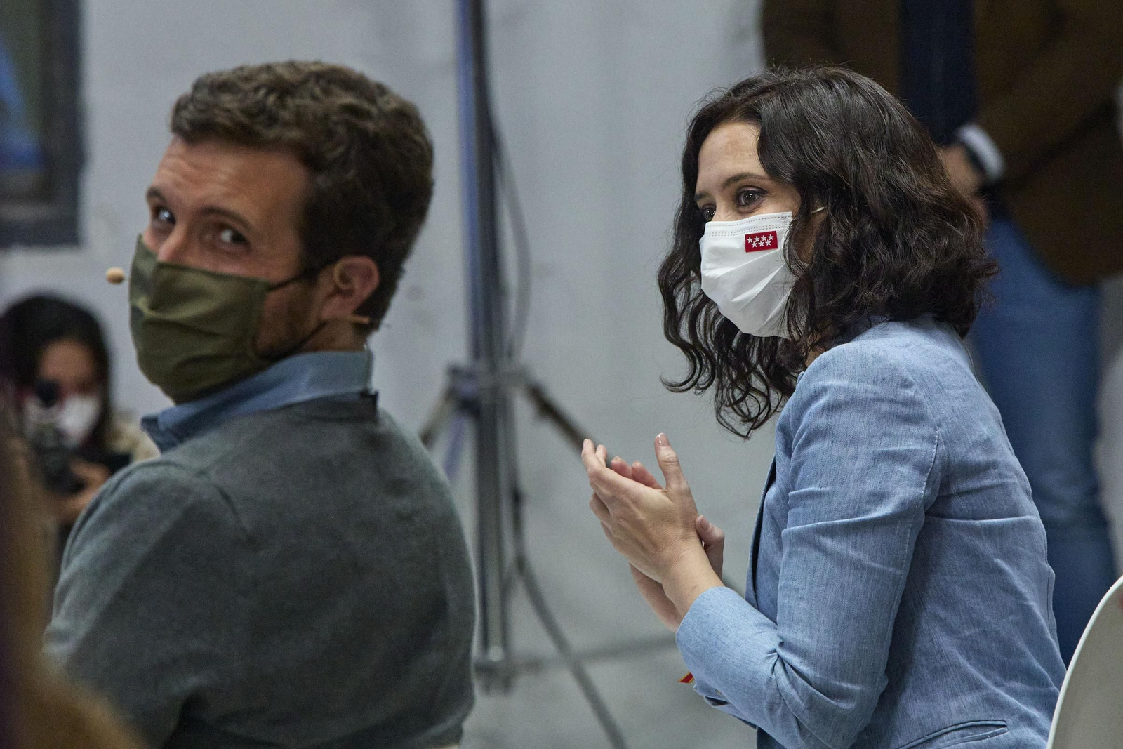 Pablo Casado e Isabel Díaz Ayuso