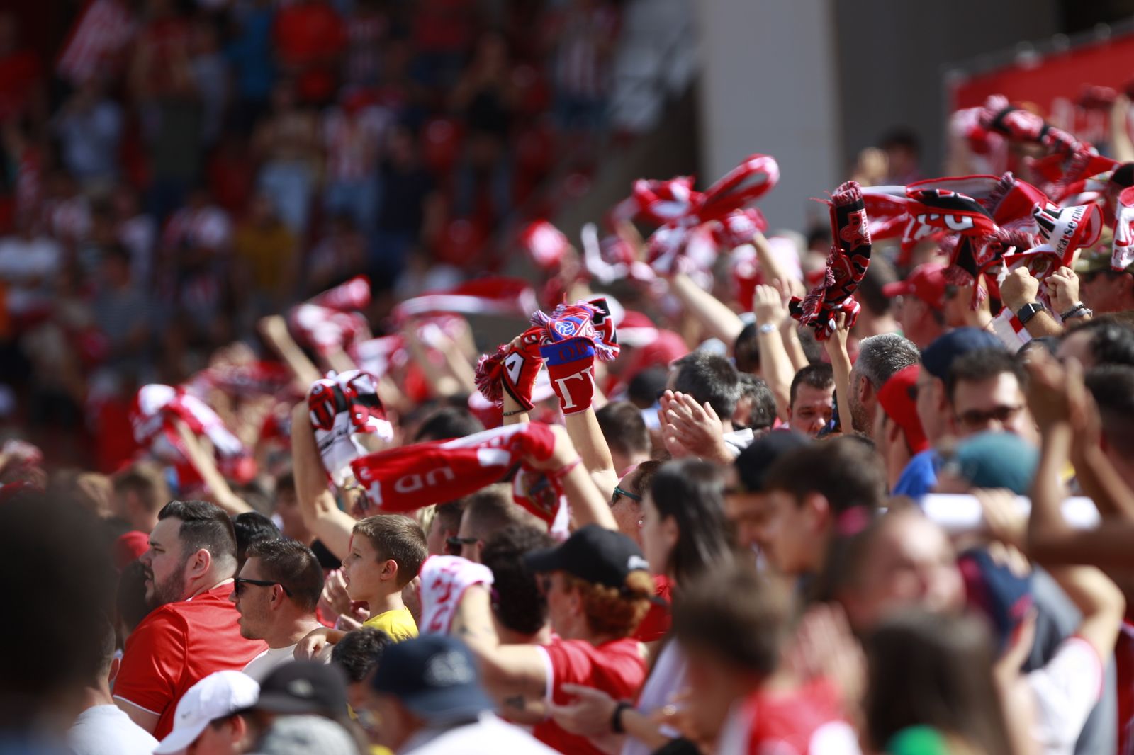 Imágenes de la U.D. Almería-Rayo Vallecano