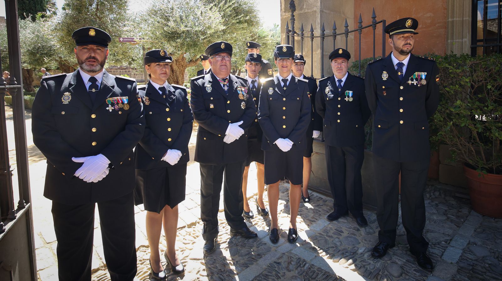 Emotivo acto por el Día de la Policía Nacional celebrado en Jerez