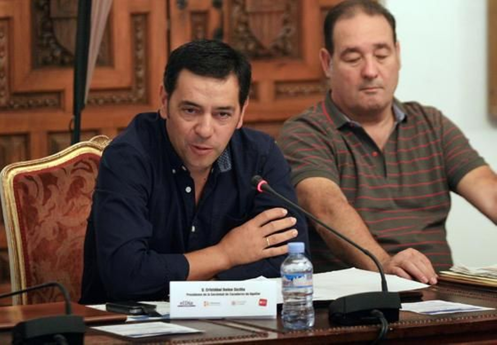 Cristobal Reina durante su intervención.

Foto: Barrionuevo