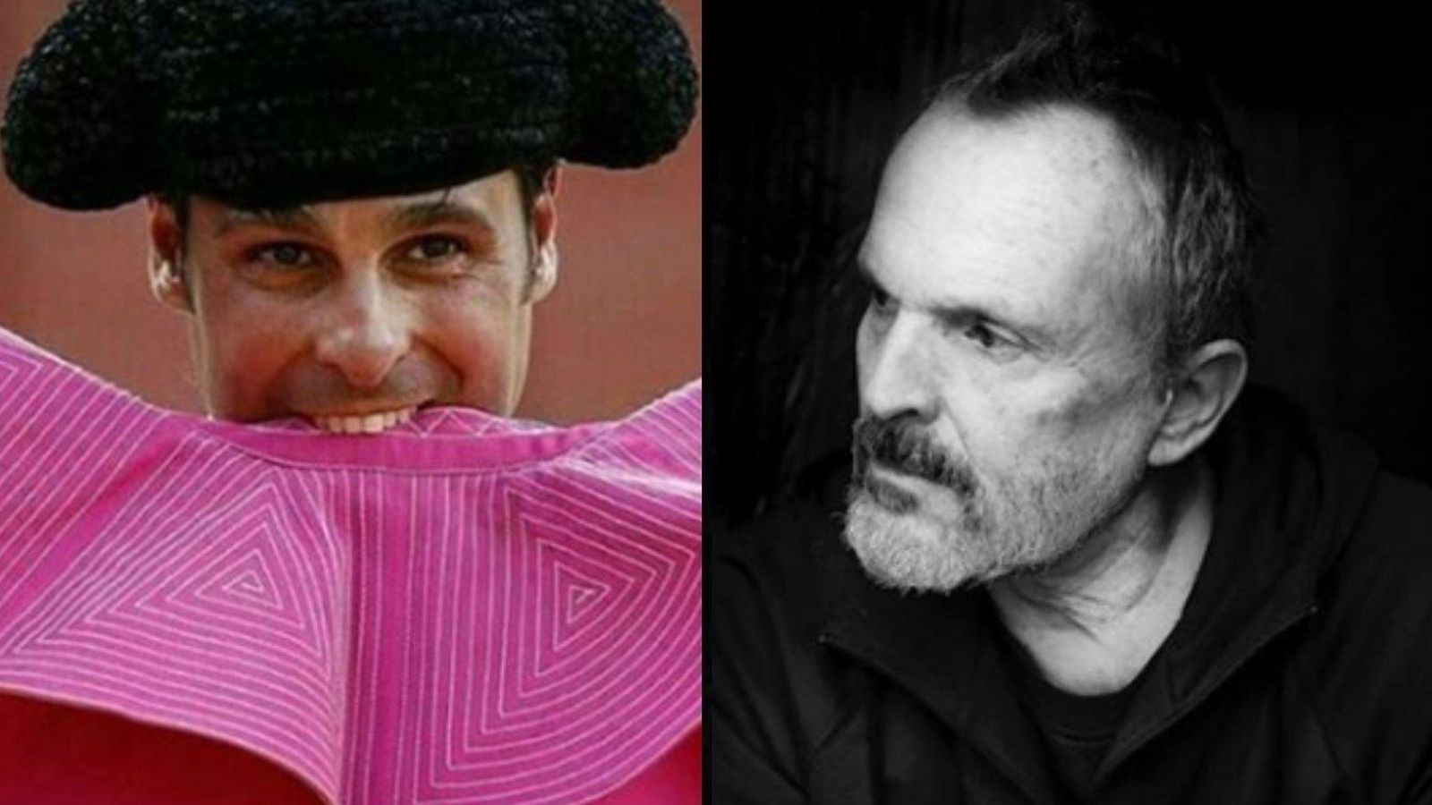 El torero Fran Rivera (i.) y Miguel Bosé. El torero Fran Rivera (i.) y Miguel Bosé.