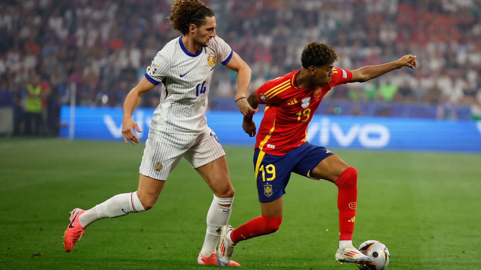 Las mejores imágenes del España - Francia