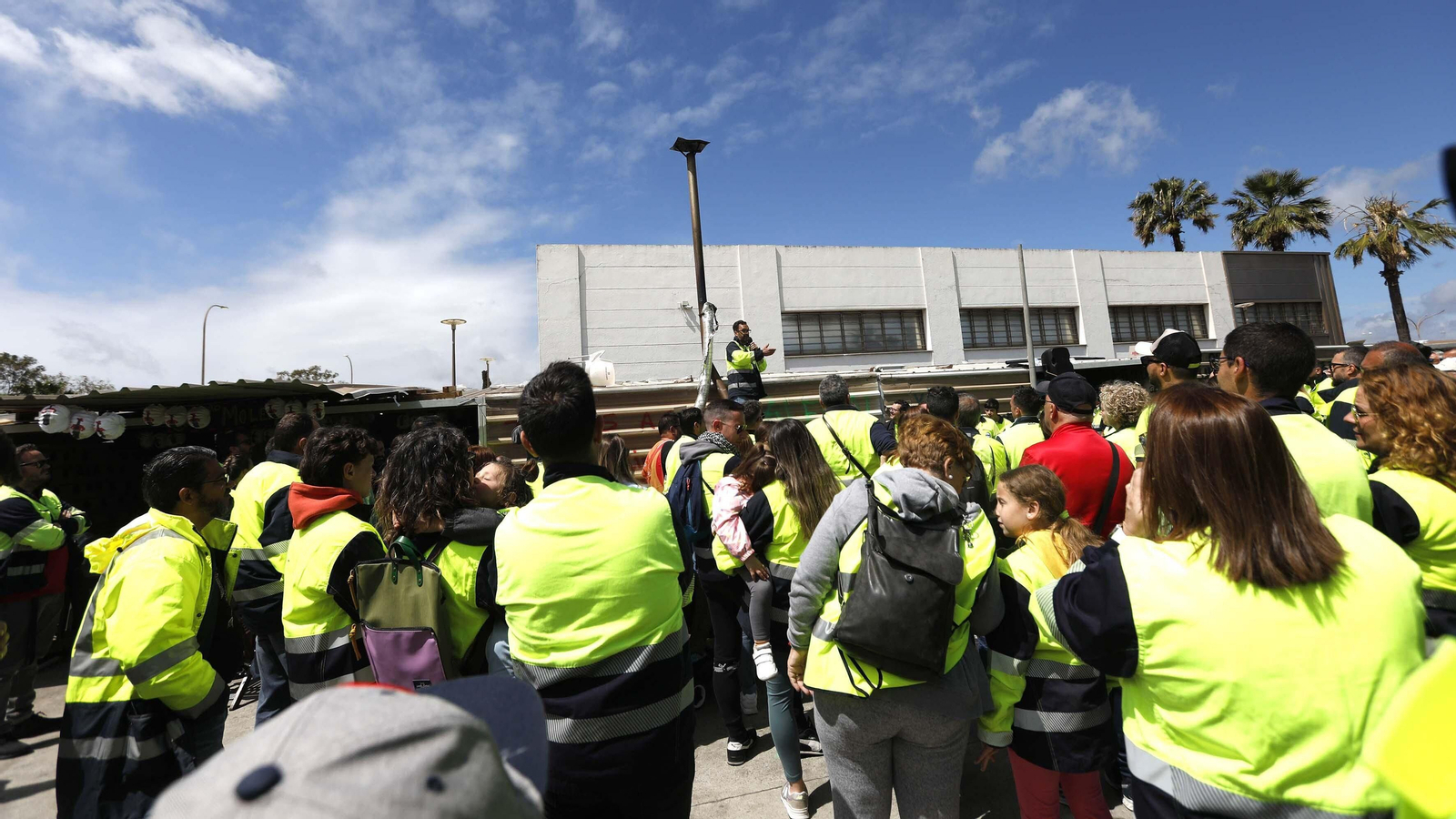 Fotos de la concentración de Acerinox por el Primero de Mayo Fotos de la concentración de Acerinox por el Primero de Mayo