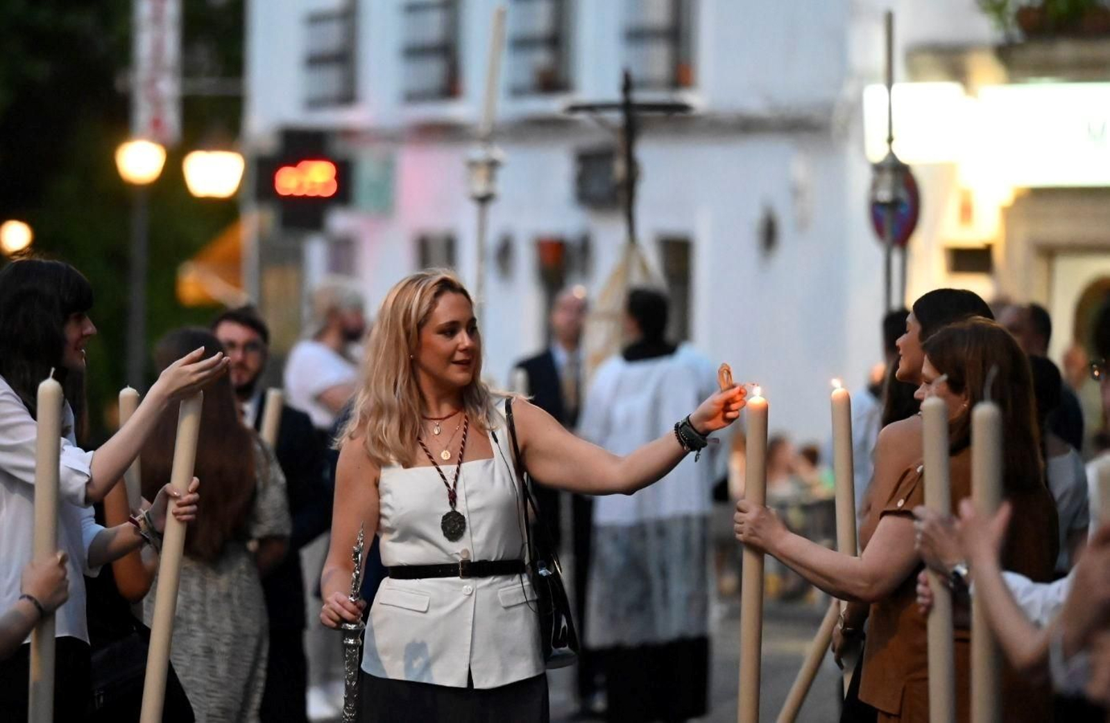 Traslado de la Sagrada Cena a la Catedral para su participación en el Corpus