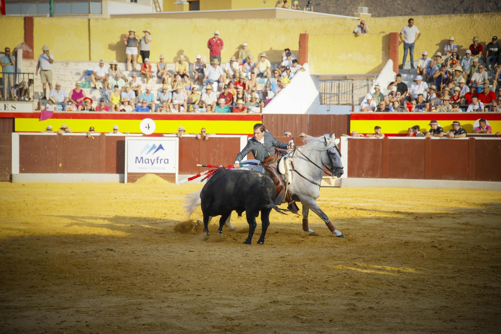 Corrida de toros Berja con un toro indultado, en imágenes