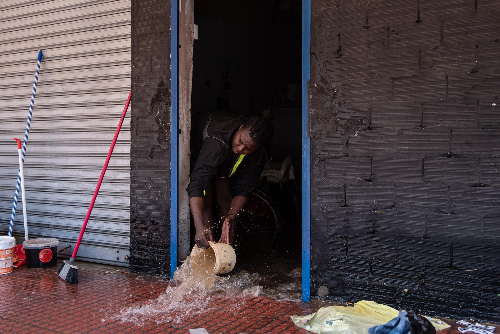 Imágenes de las inundaciones causadas por la lluvia en Isla Cristina