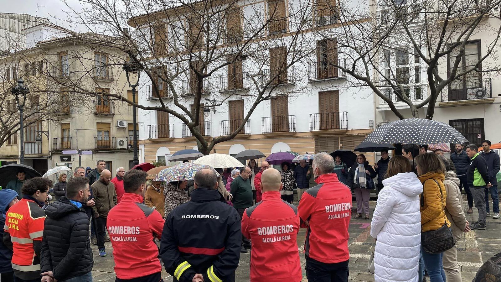Minuto de silencio en Alcalá la Real.