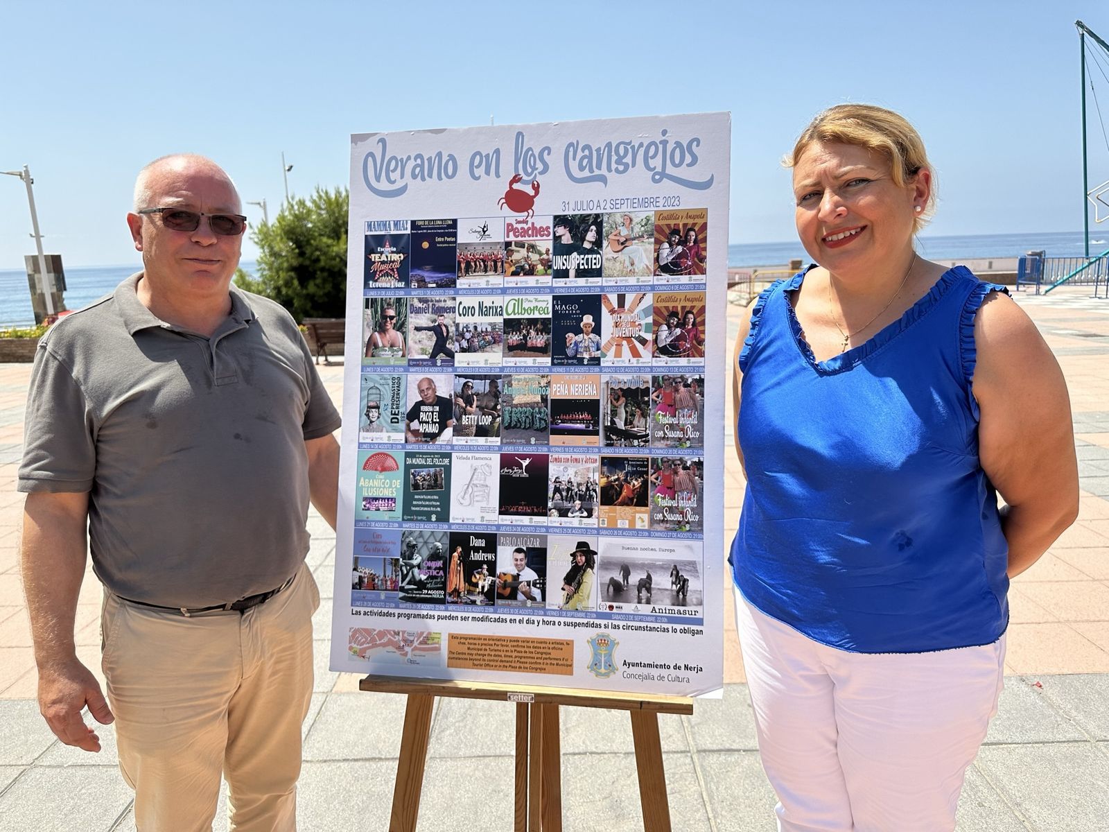 Presentación de 'Verano en los cangrejos' en Nerja