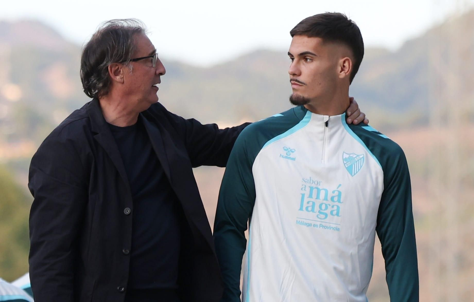 Chupete, con Loren Juarros