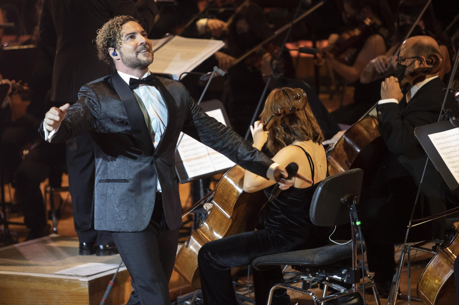 El concierto de  David Bisbal Filarmónico by Cosentino en Granada, en imágenes