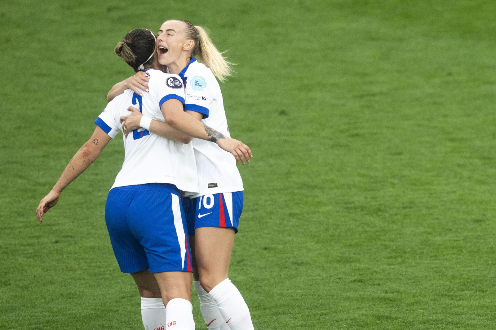 Las mejores imágenes de la final España - Inglaterra de la Eurocopa femenina