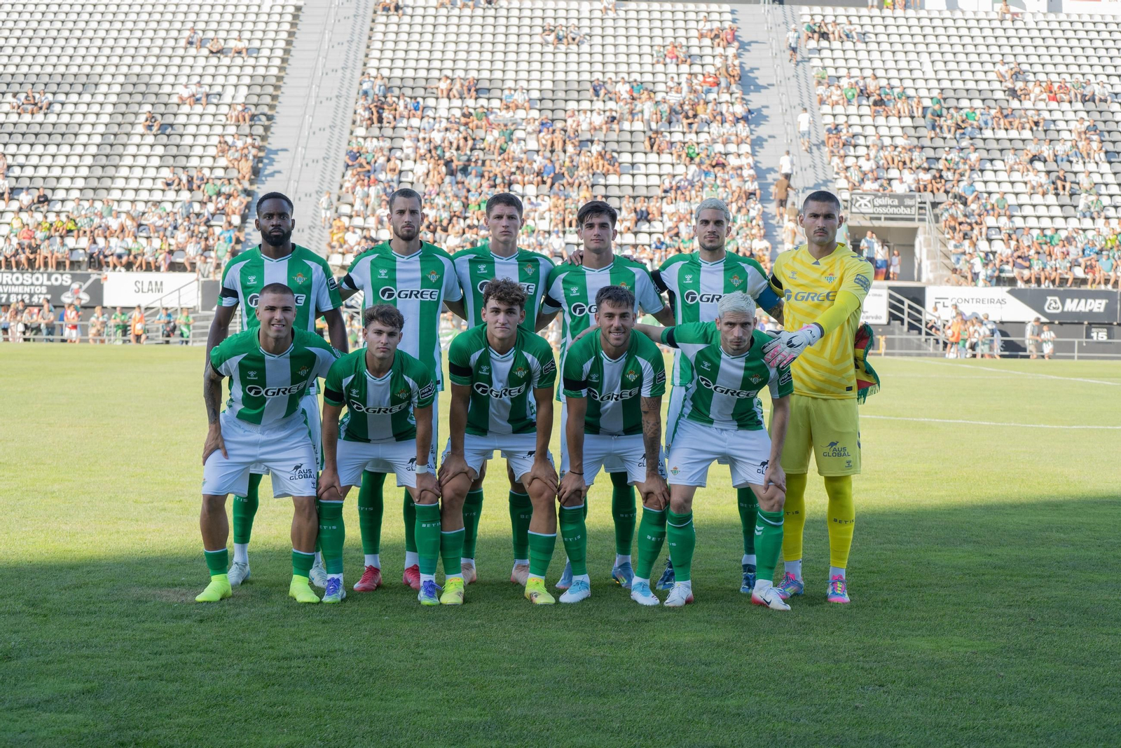 El once del Betis ante el Uniao Leiria el pasado sábado