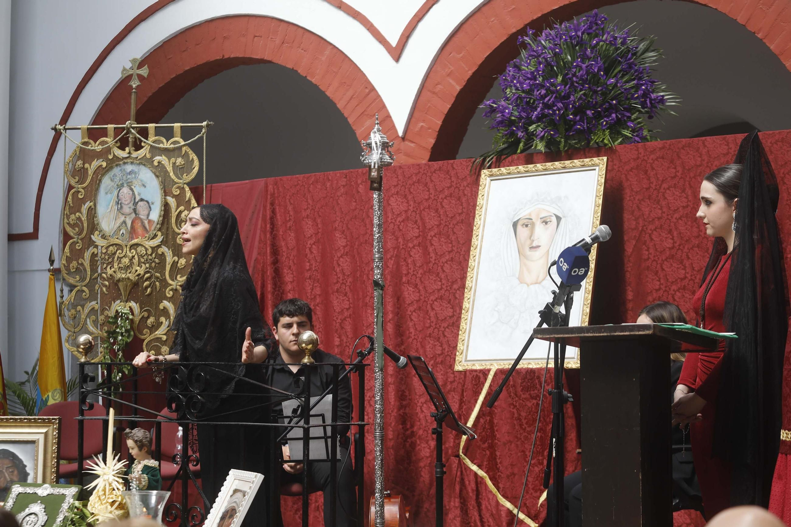 Exaltación de la Saeta de La Levantá a cargo de Noelia Perez, en imágenes