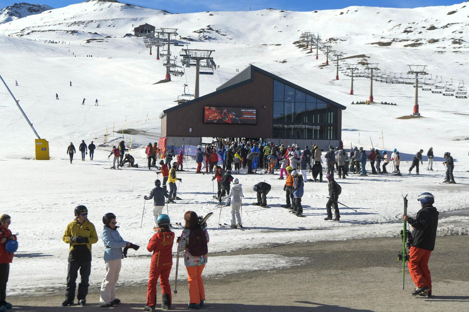 Estado de Borreguiles, en Sierra Nevada, el pasado año.