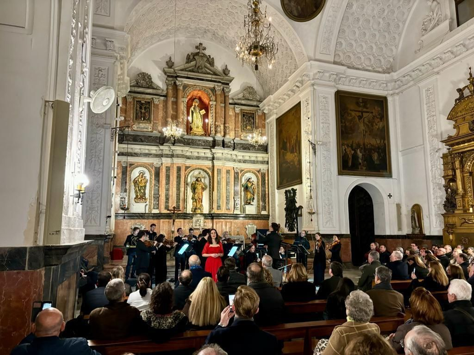 Un momento del concierto de la OBS