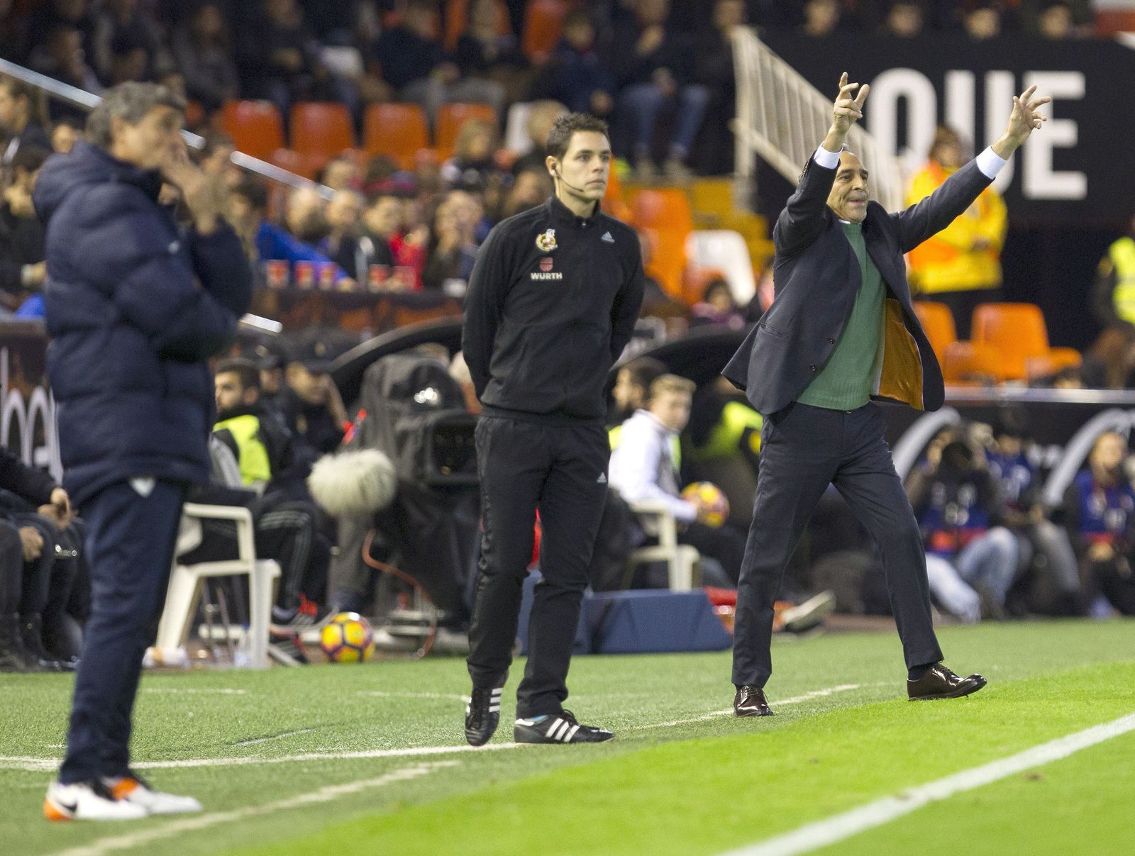 El Valencia-Málaga, en imágenes