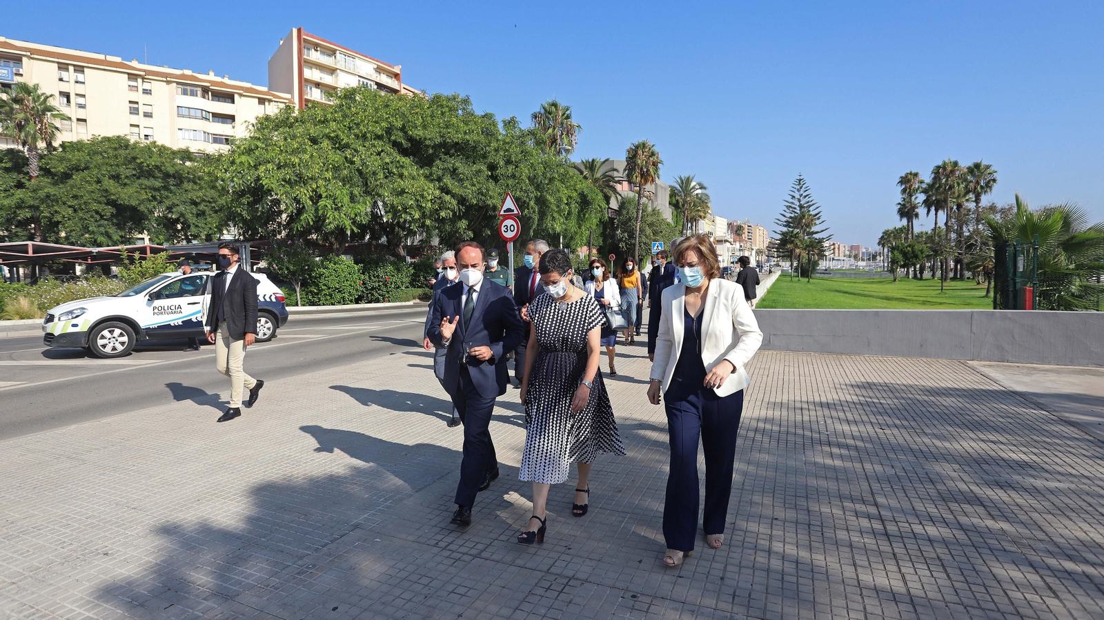 Visita de Arancha González Laya a Algeciras