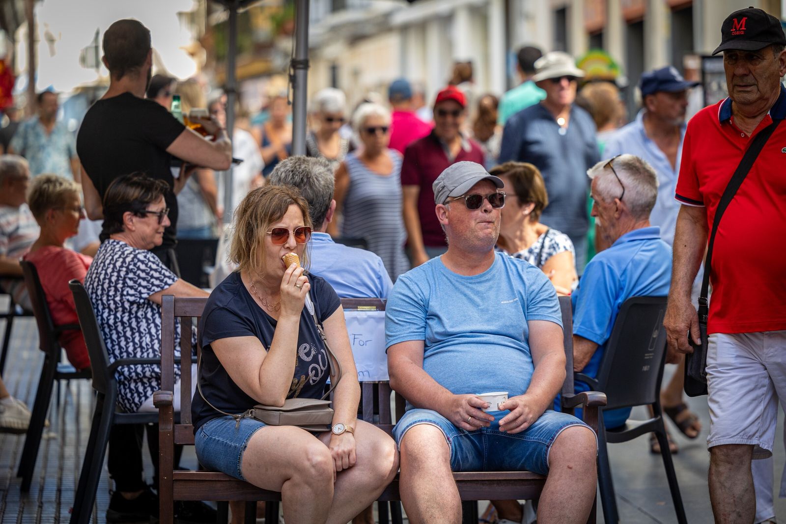 Imágenes de Cádiz con los turistas llegados a Cádiz a bordo de cinco cruceros