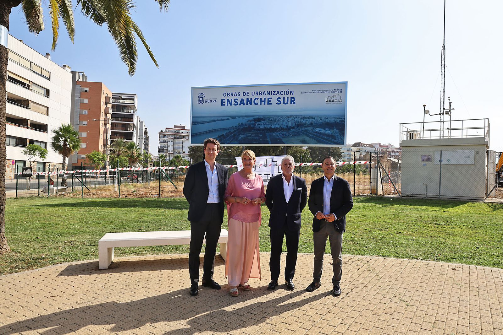 Imágenes del inicio de las obras de urbanización del Ensanche Sur