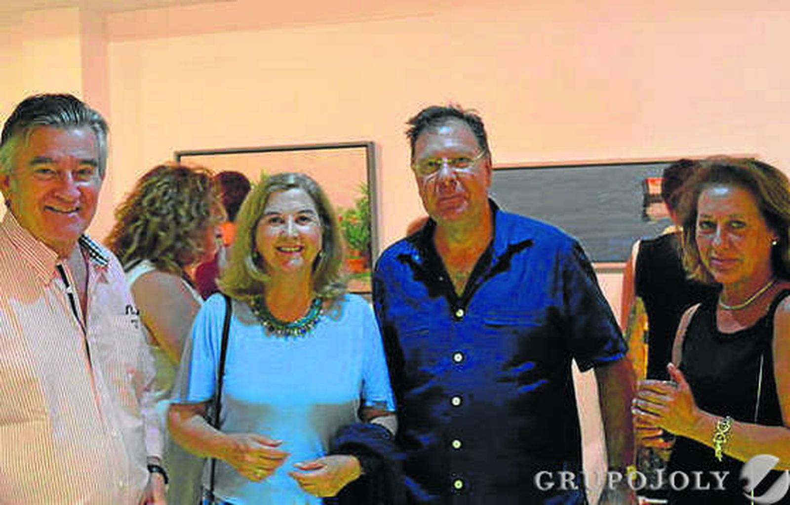 Luis Oleaga, Carmen Jaques, Luis Aranda y Mariti Pérez del Hierro.

Foto: Ignacio Casas de Ciria