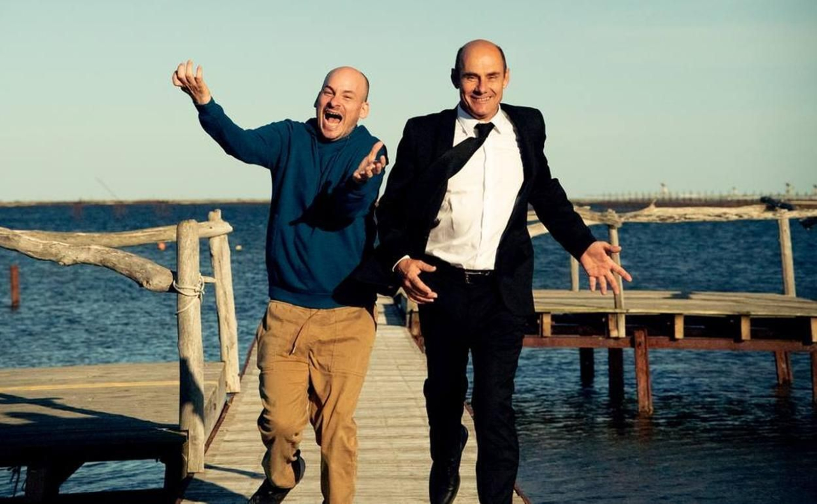 Alexandre Jollien y Bernard Campan en una imagen del filme.