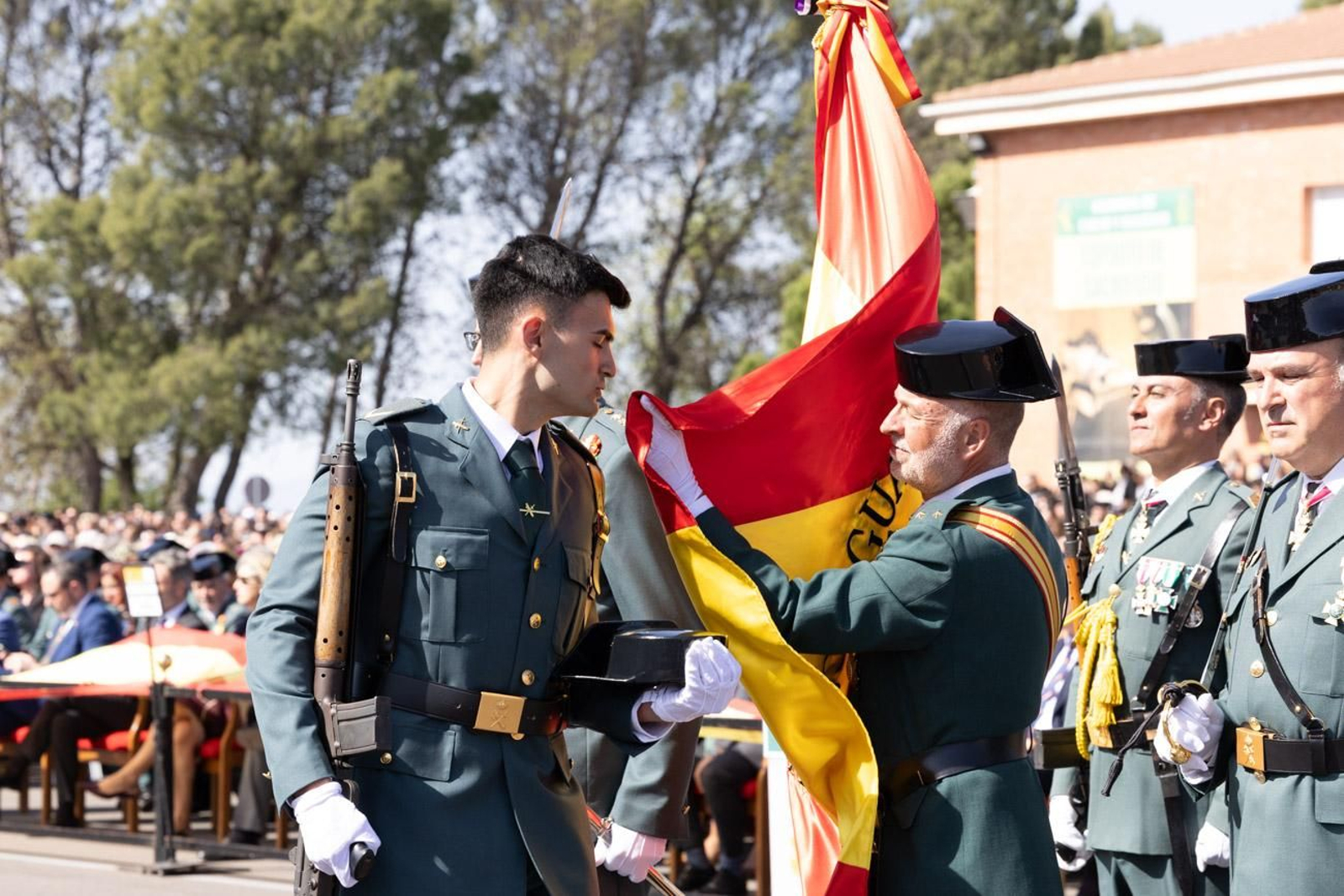 Acto de jura de bandera de la 130ª promoción de guardias civiles de la Academia de Baeza