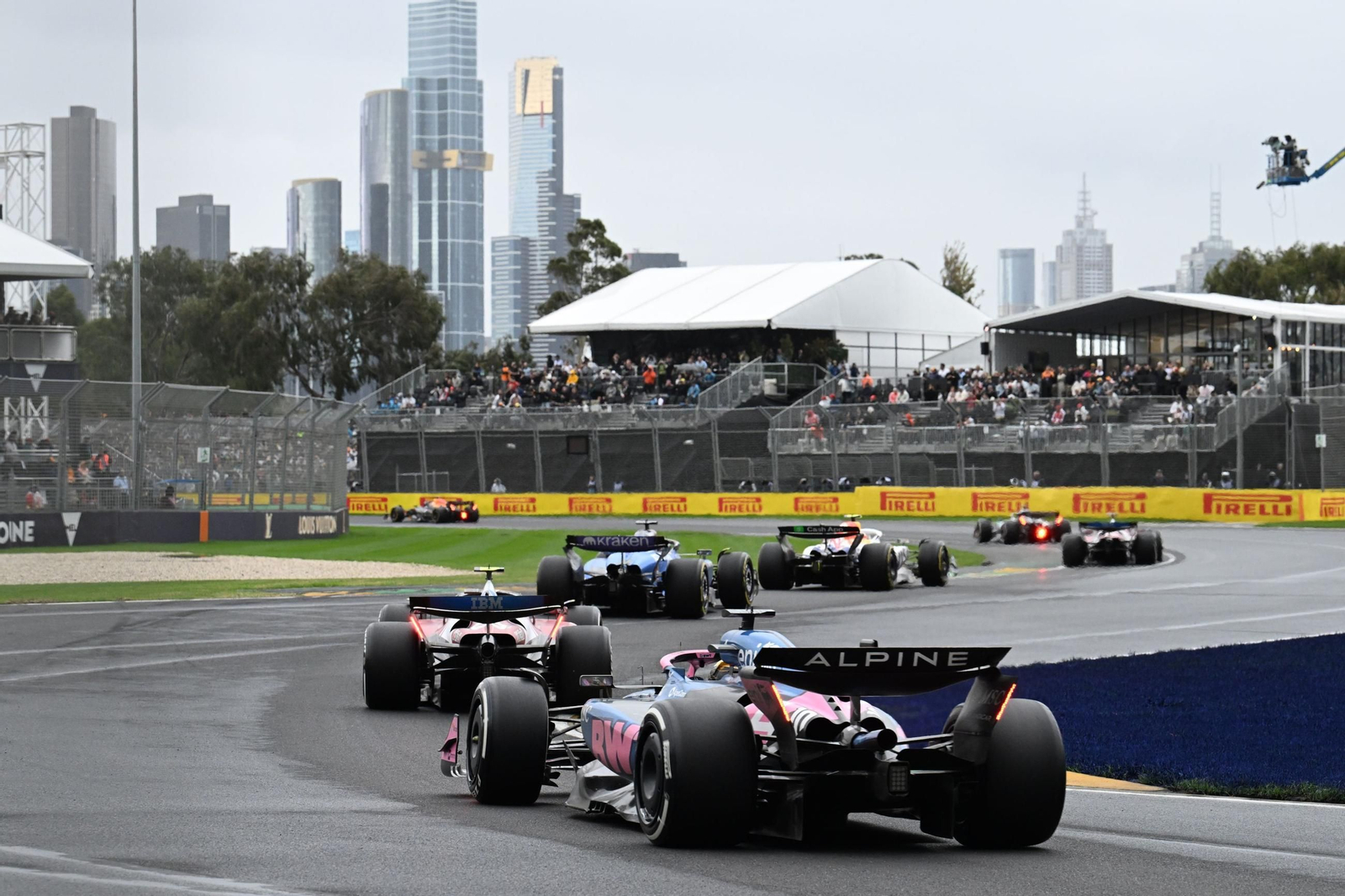 Los fotos del arranque de la Fórmula 1 en Melbourne