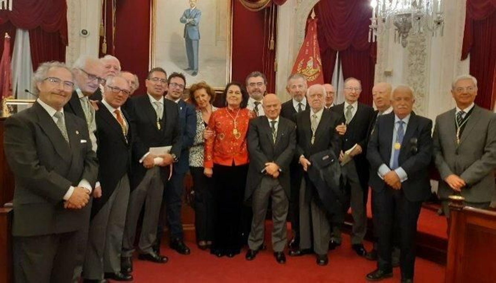 José María Esteban, Marcelino Díez, José Ramón Ripoll, Antonio Agudo, Antonio  Pulido, el alcade de Cádiz José María González, Rosario Martínez, Bernardo Palomo, Hernán Cortés, Javier de Navascués, José Antonio Girón, Antonio Mota, Ramón Corzo, Benito Valdés, Luis Gonzalo González y Juan Alonso de la Sierra.