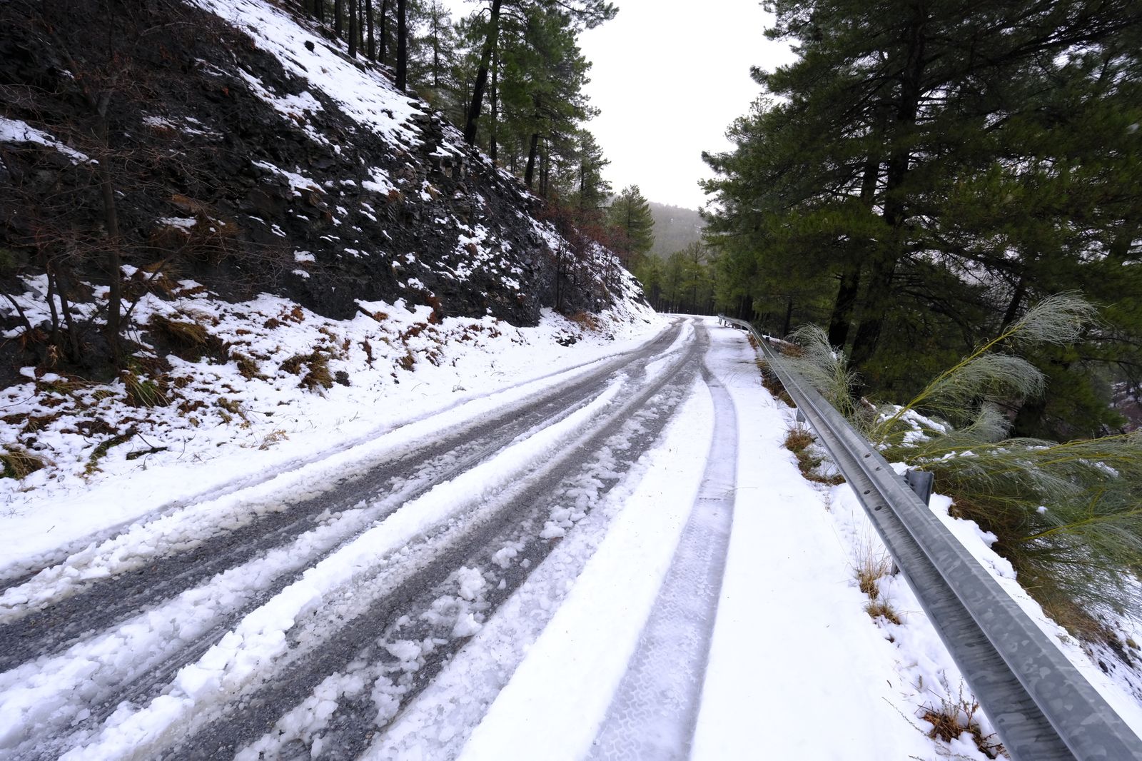 Fotogalería nevada en la Provincia de Almería