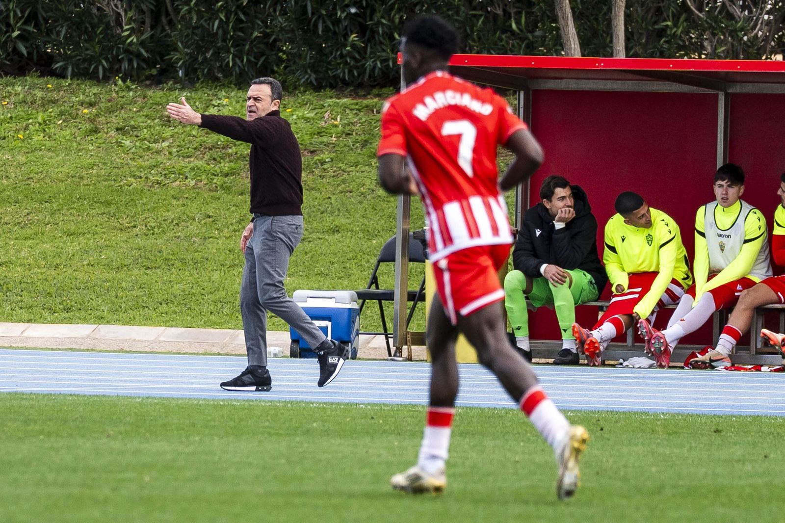 Las imágenes del Almería B y Atlético Malagueño en el Anexo de los Juegos Mediterráneos