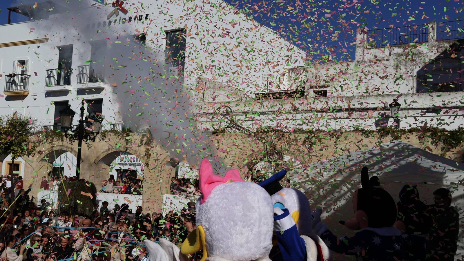 Las preuvas se celebraron en la Plaza Mayor.