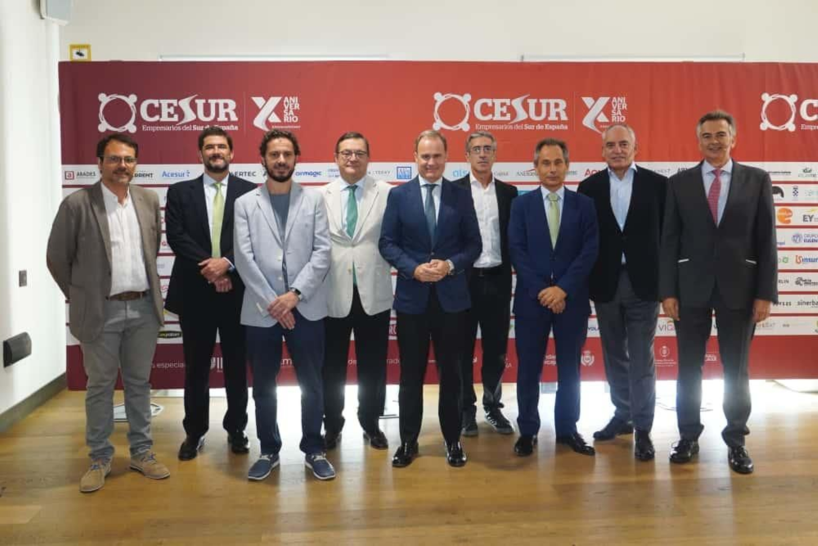 Daniel García, Fernando Mateo, Carlos Sánchez, Fernando Seco, Manuel Larrasa, Alfredo López, Antonio Fernández, Joaquín Coronado y Pedro Marín
