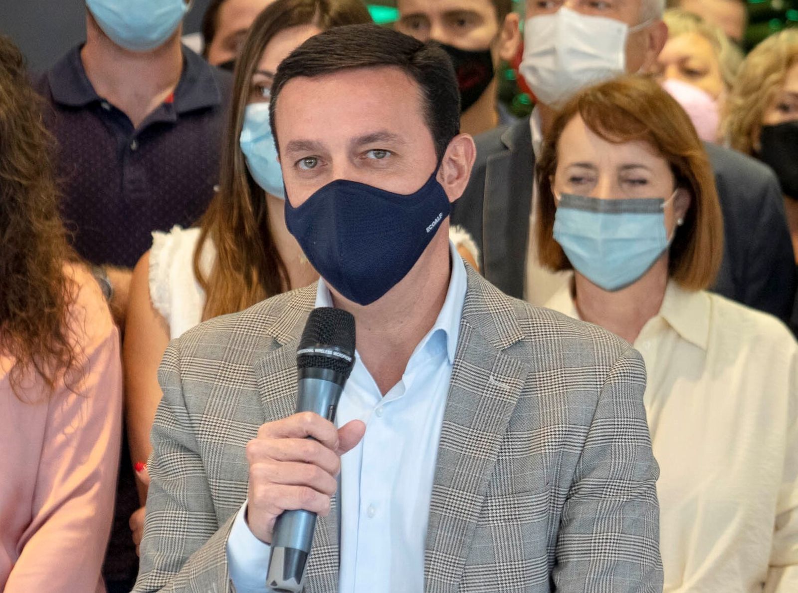 Javier Aureliano García, presidente de la Diputación este pasado viernes en el acto de Sabores Almería.