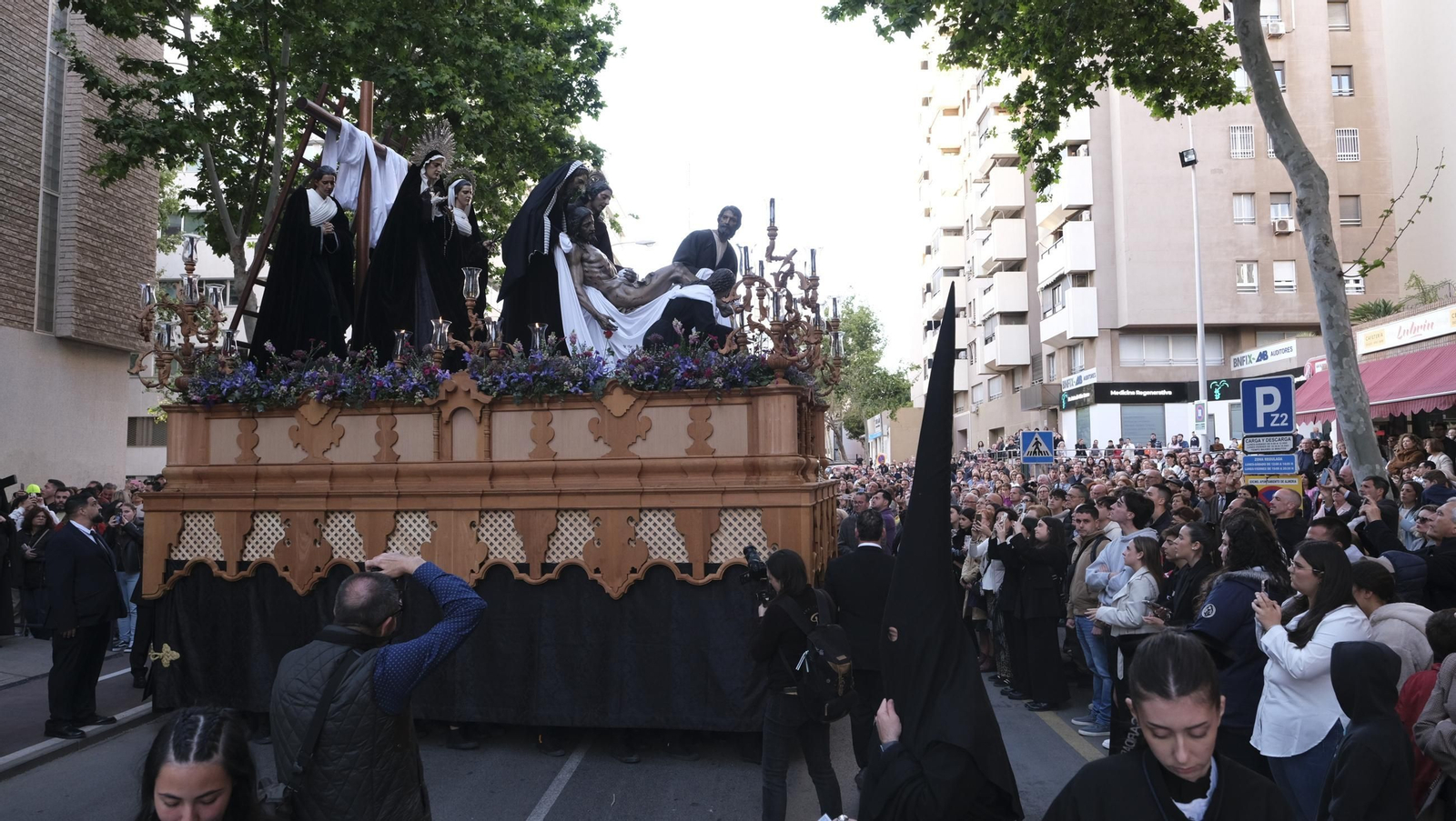 Procesión de Caridad en la Semana Santa de Almería 2025