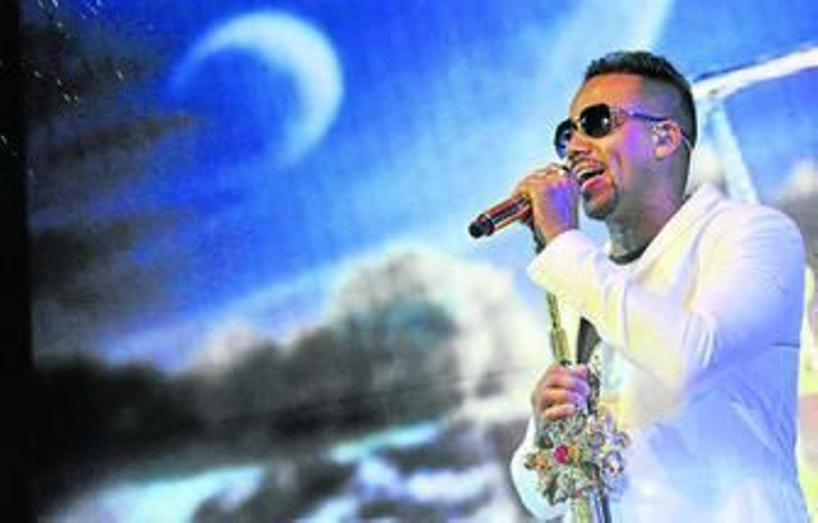 Romeo Santos en uno de sus conciertos.