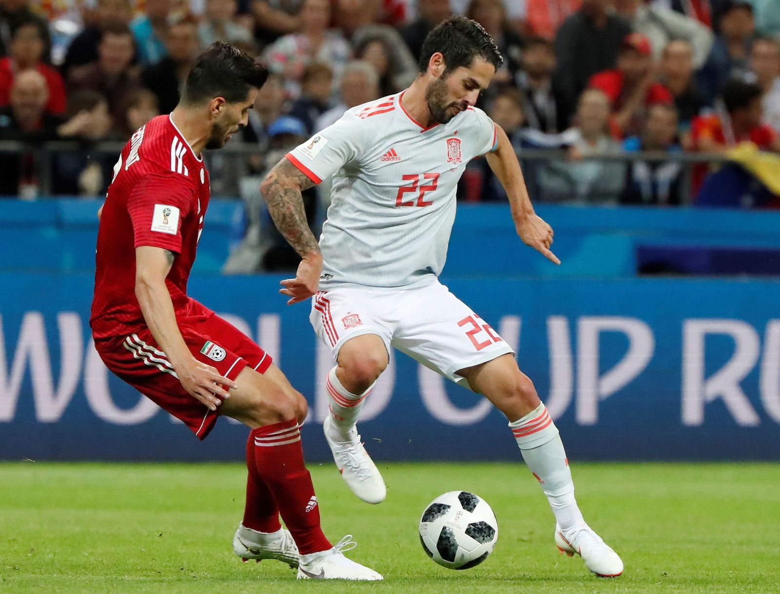 Las imágenes del Irán-España